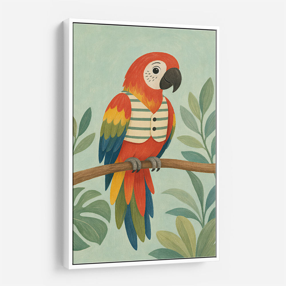 Parrot in Stripes