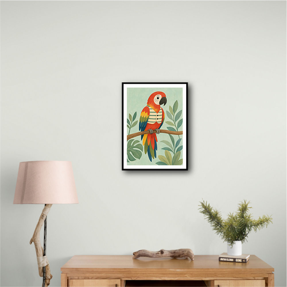 Parrot in Stripes