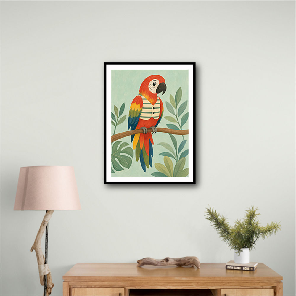Parrot in Stripes