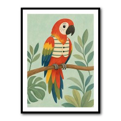 Parrot in Stripes