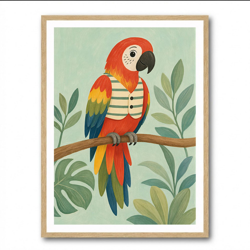 Parrot in Stripes