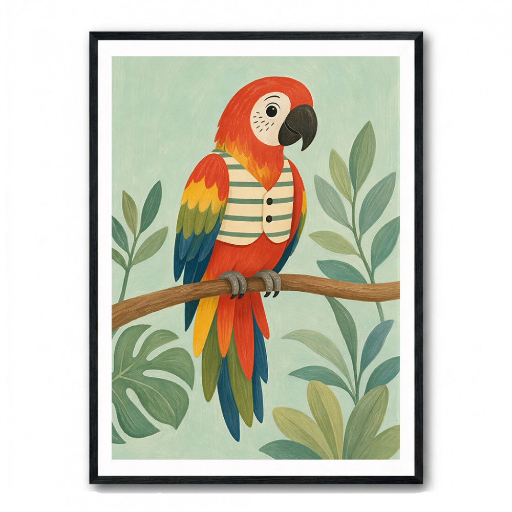 Parrot in Stripes