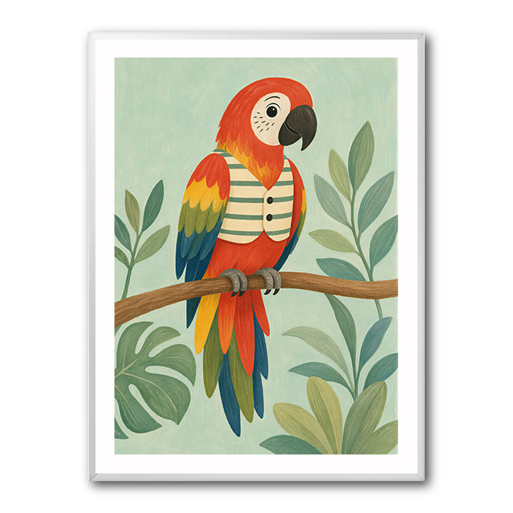 Parrot in Stripes