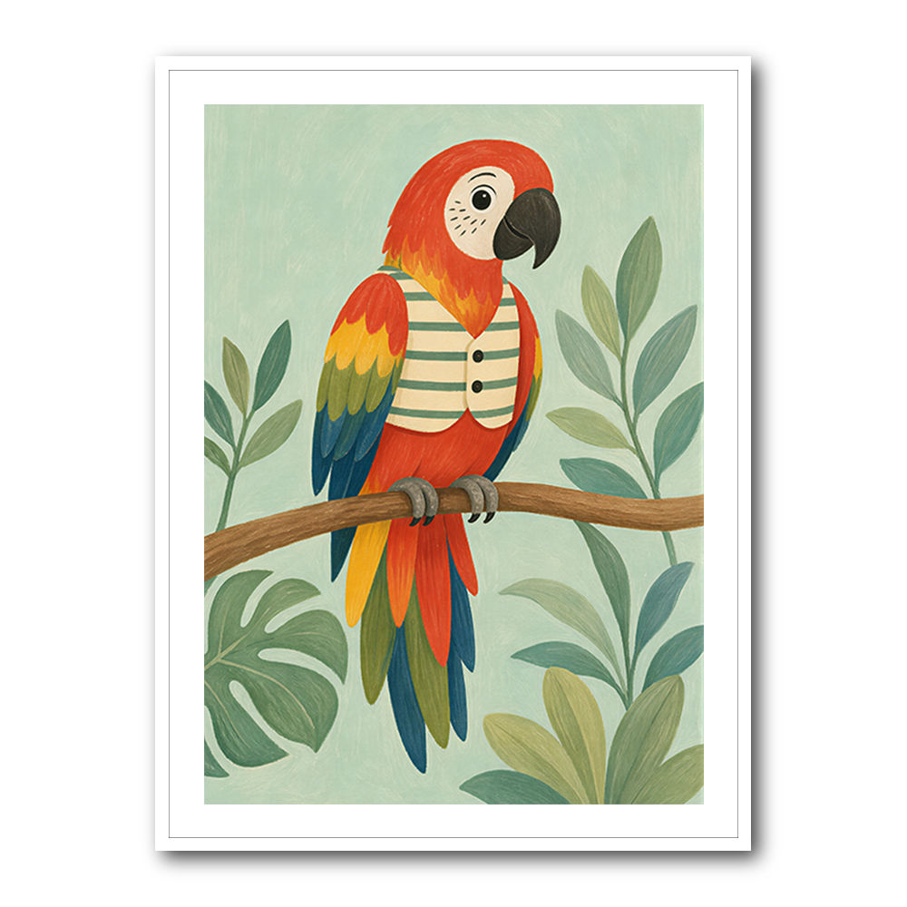 Parrot in Stripes