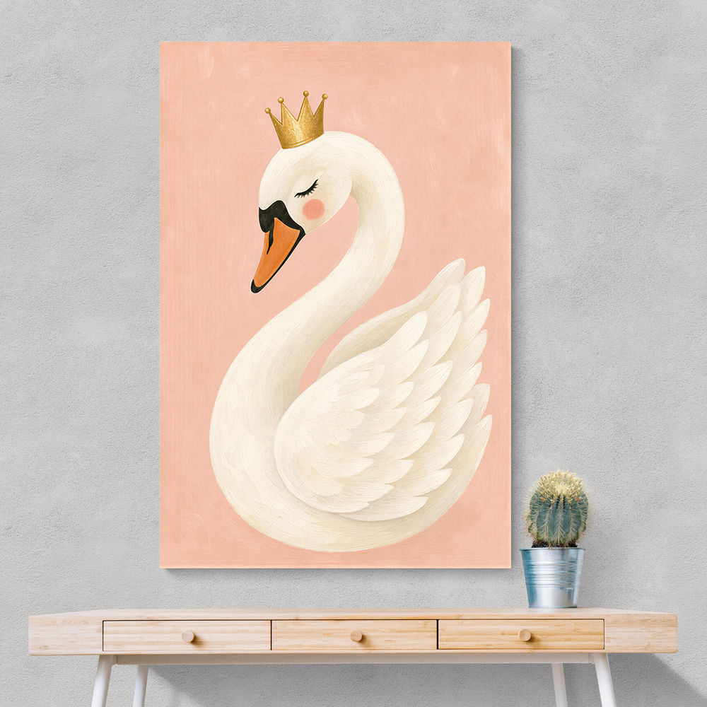 Swan With Crown