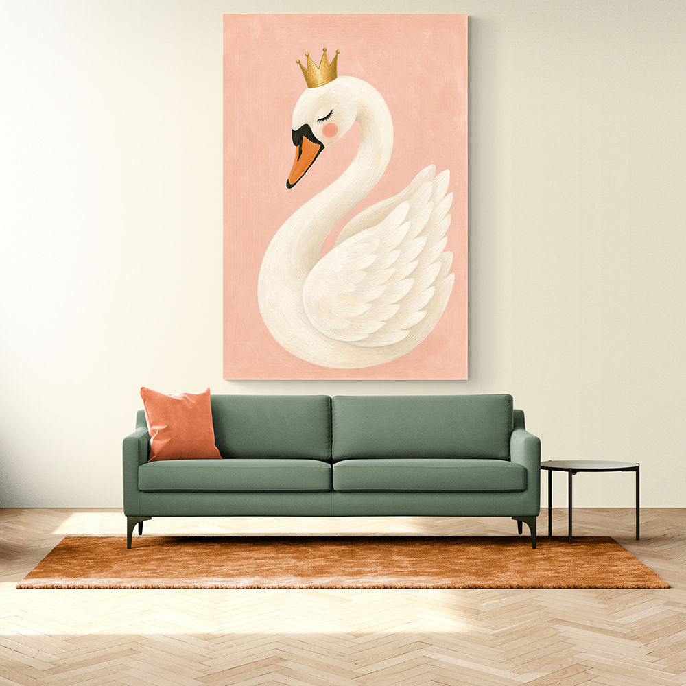 Swan With Crown