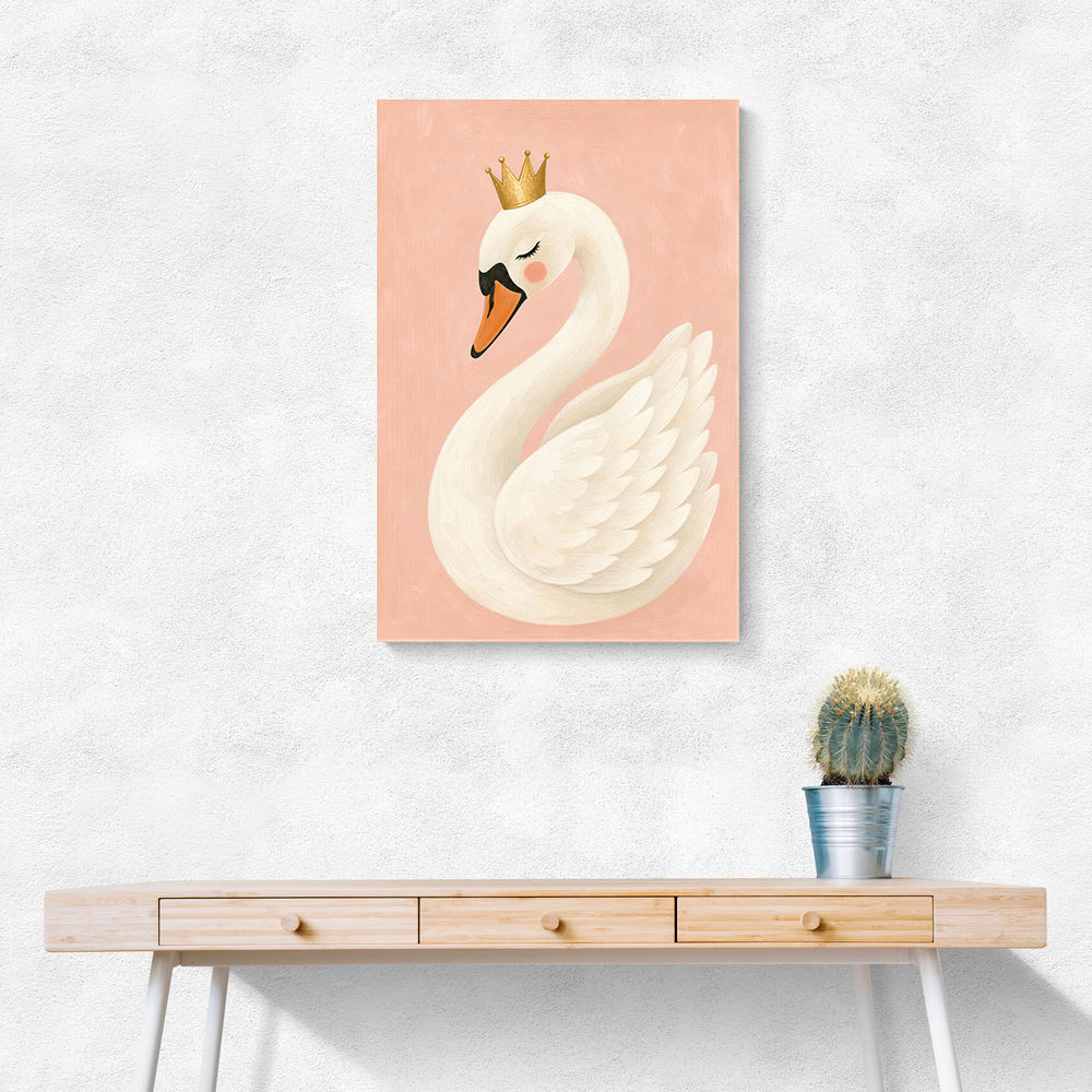 Swan With Crown
