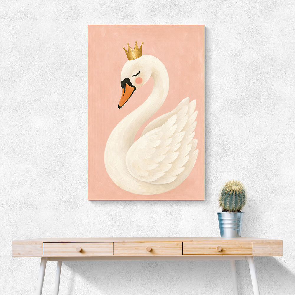 Swan With Crown