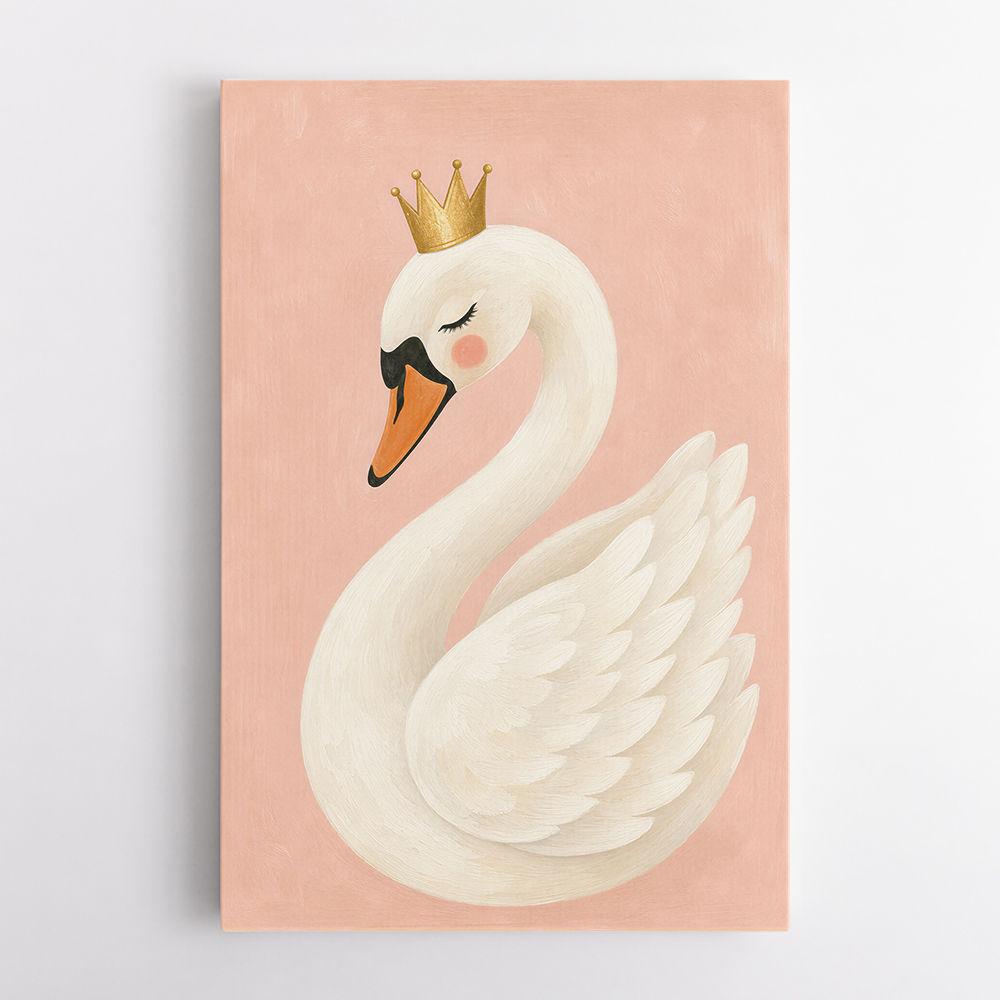 Swan With Crown