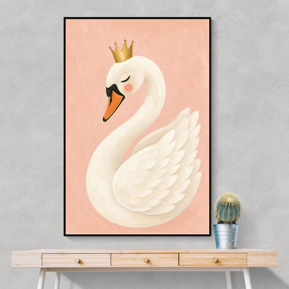Swan With Crown