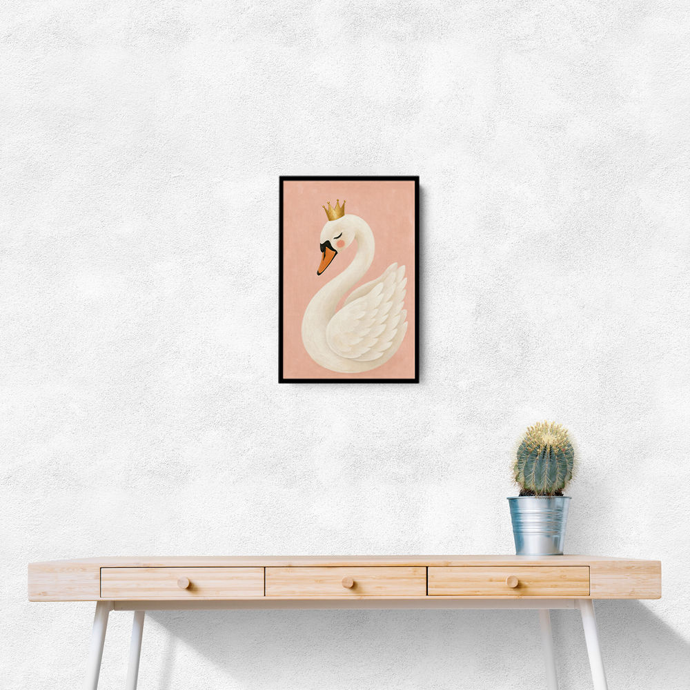 Swan With Crown