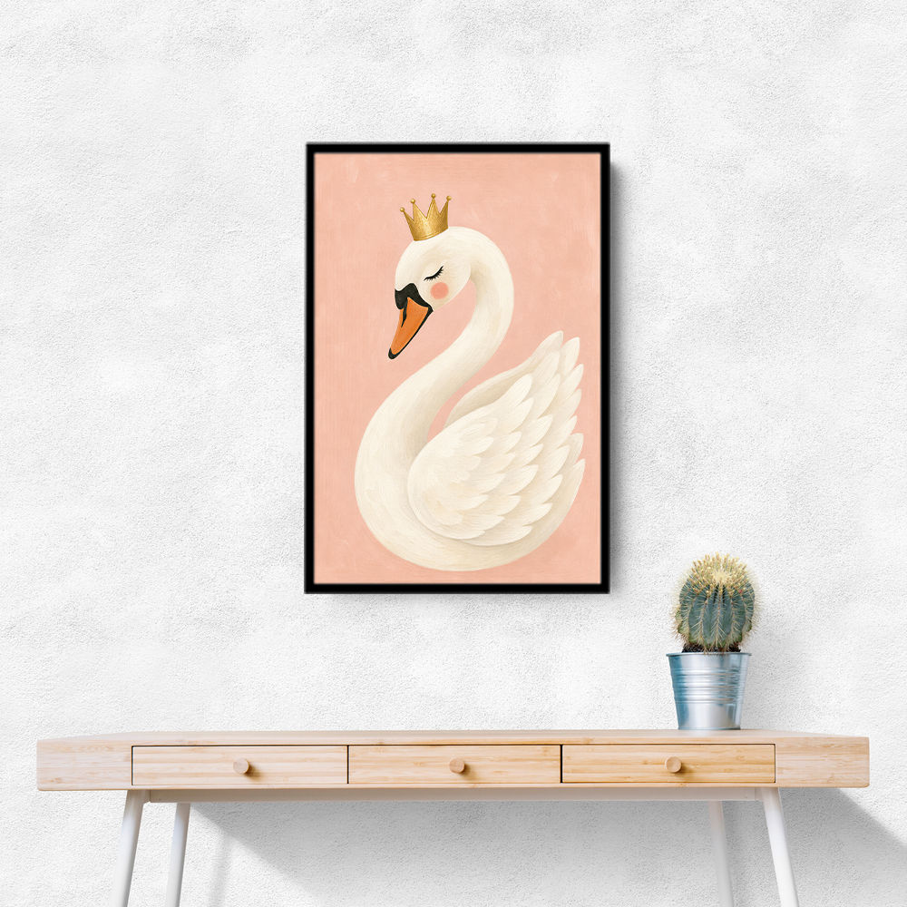 Swan With Crown
