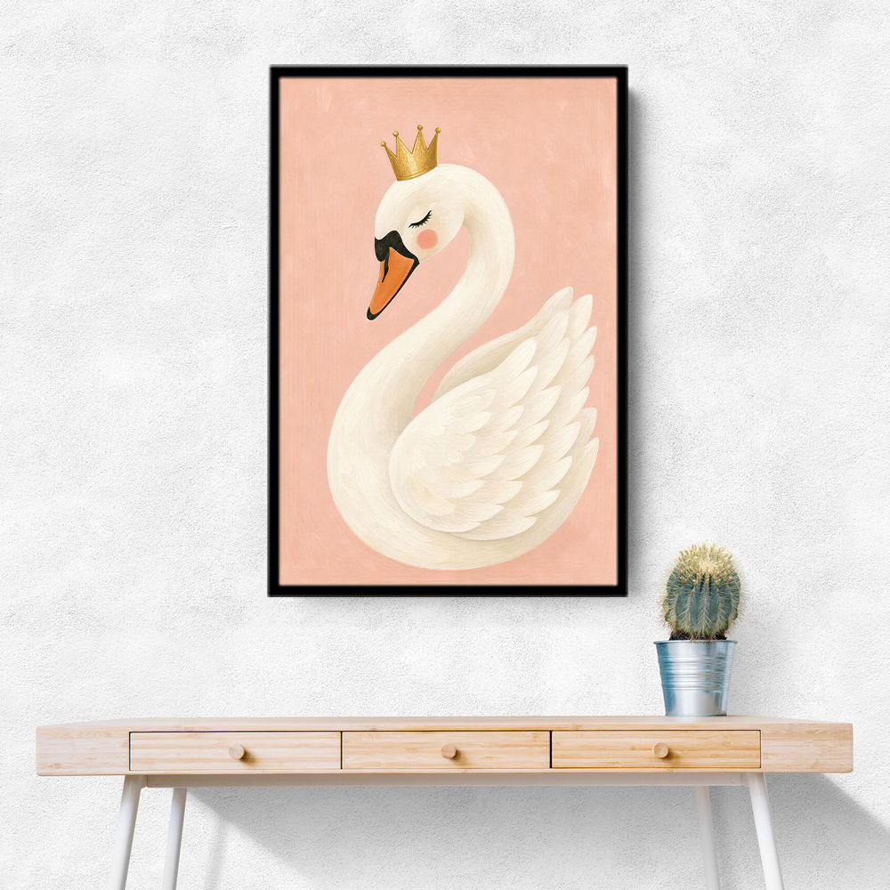Swan With Crown