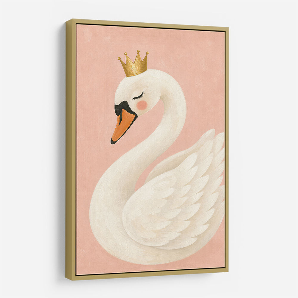 Swan With Crown