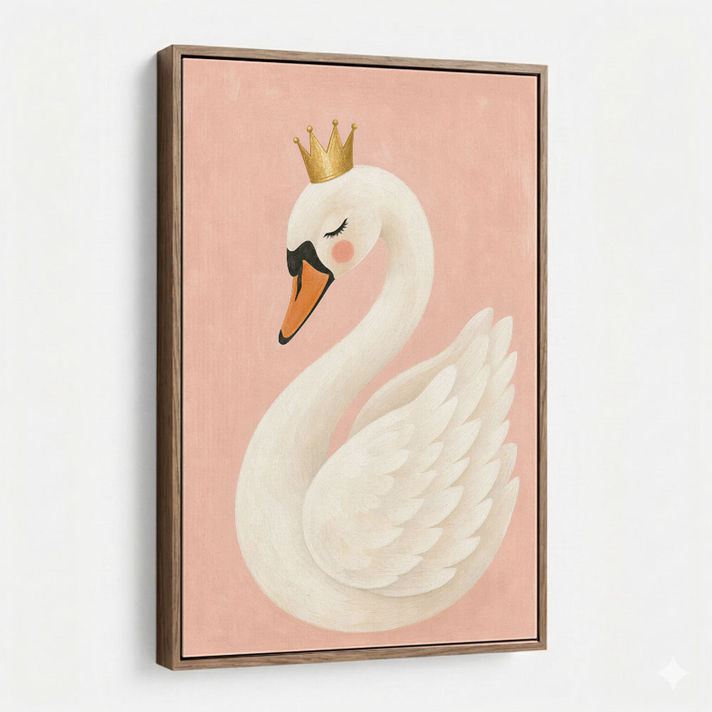 Swan With Crown