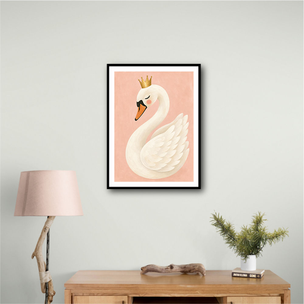 Swan With Crown