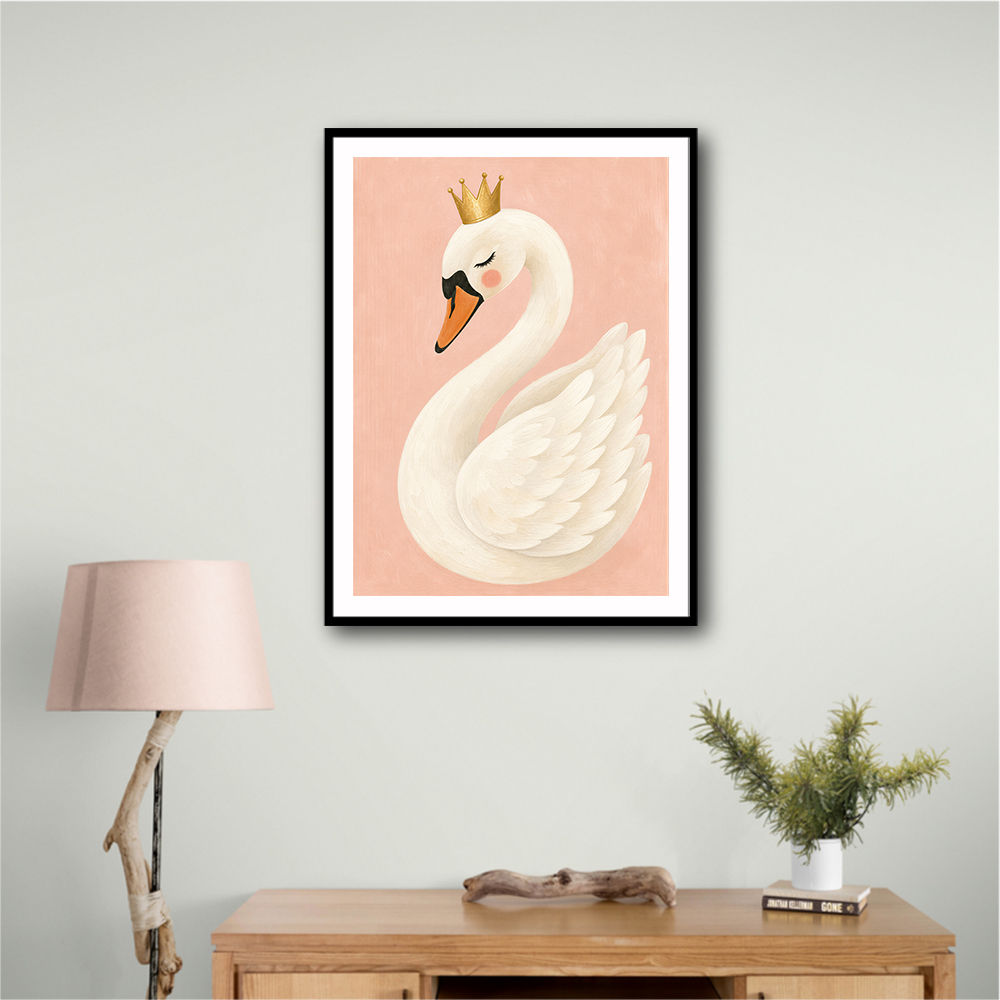 Swan With Crown