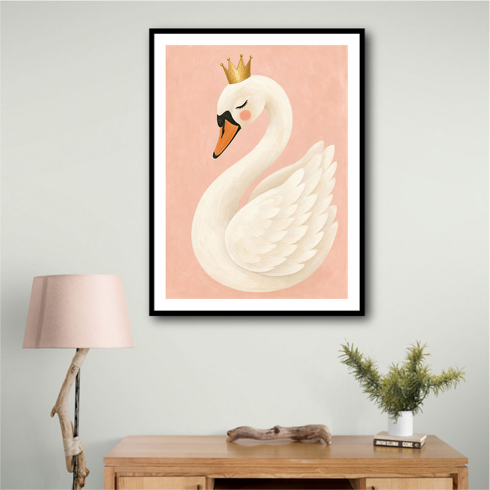 Swan With Crown