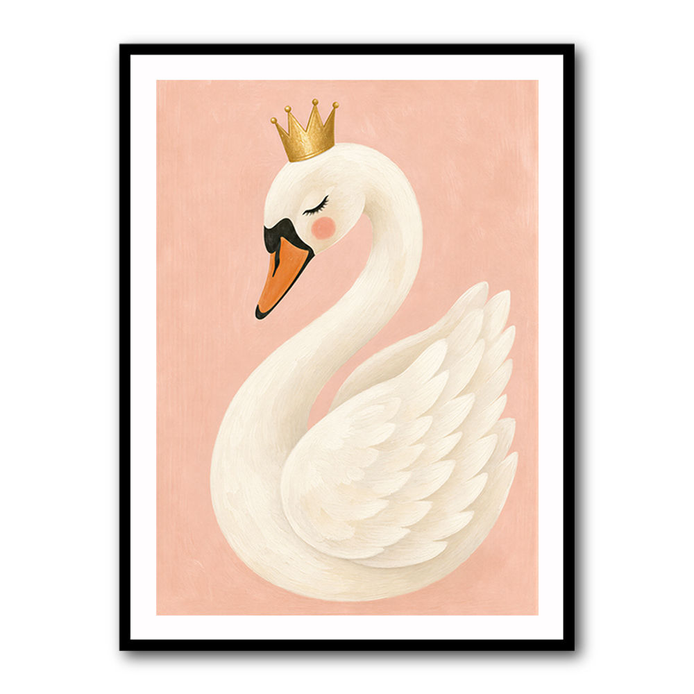 Swan With Crown