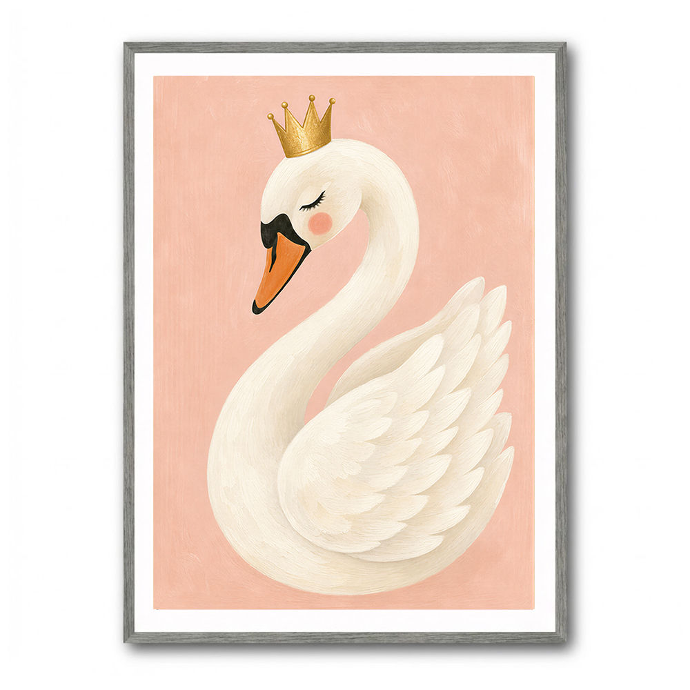 Swan With Crown
