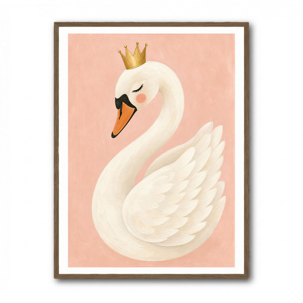 Swan With Crown