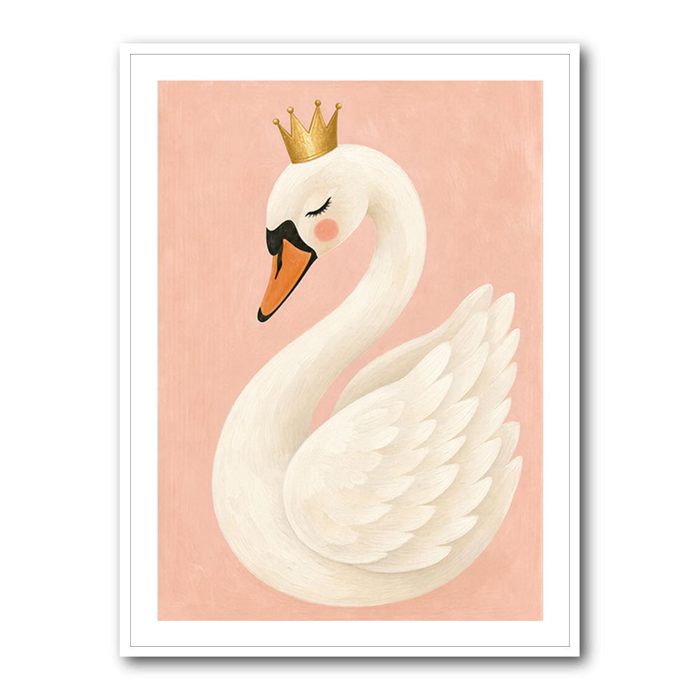 Swan With Crown