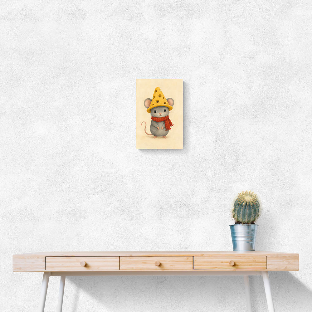Mouse With Cheese Hat