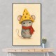 Mouse With Cheese Hat