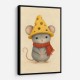 Mouse With Cheese Hat