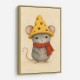Mouse With Cheese Hat