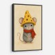 Mouse With Cheese Hat