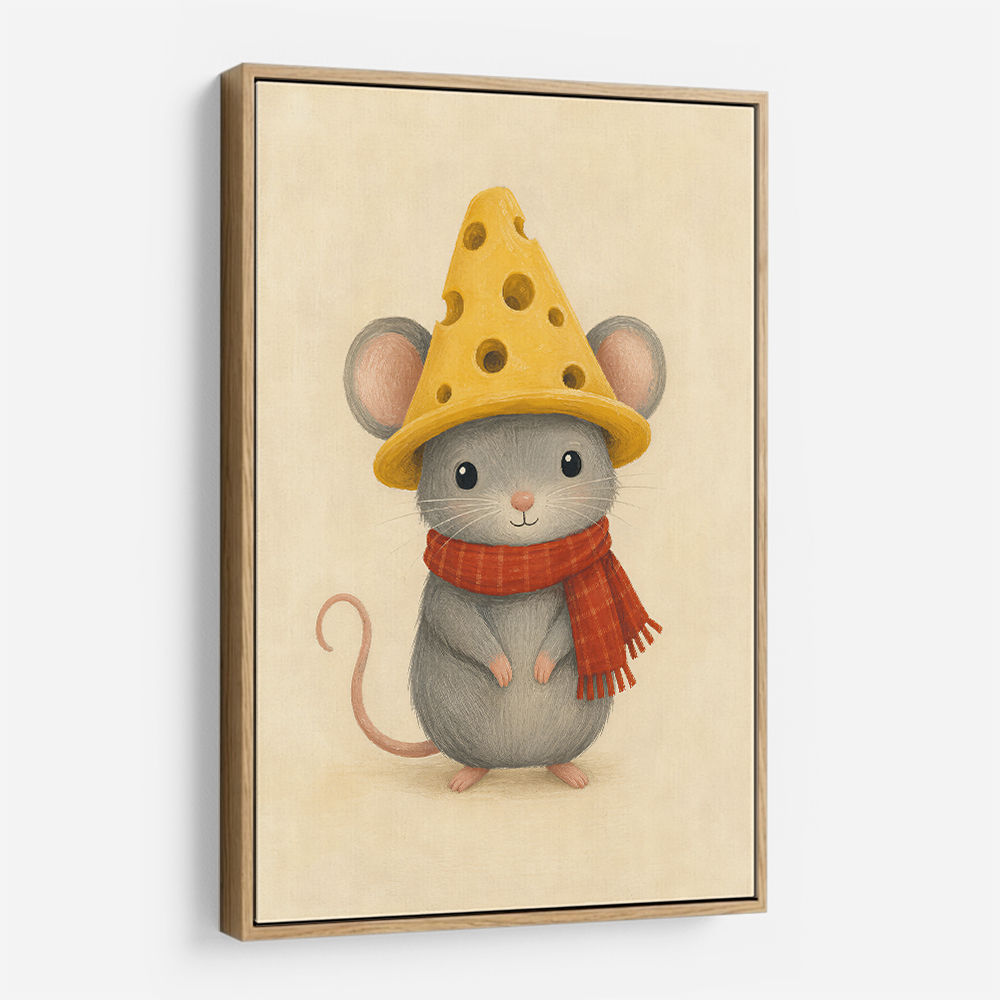 Mouse With Cheese Hat