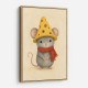 Mouse With Cheese Hat