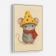 Mouse With Cheese Hat