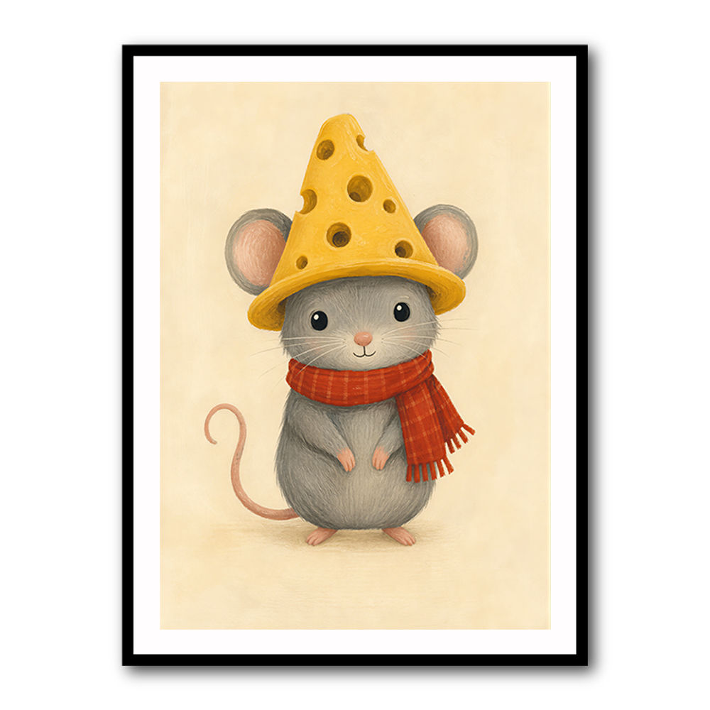 Mouse With Cheese Hat