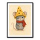 Mouse With Cheese Hat