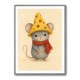 Mouse With Cheese Hat