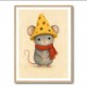 Mouse With Cheese Hat