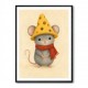 Mouse With Cheese Hat