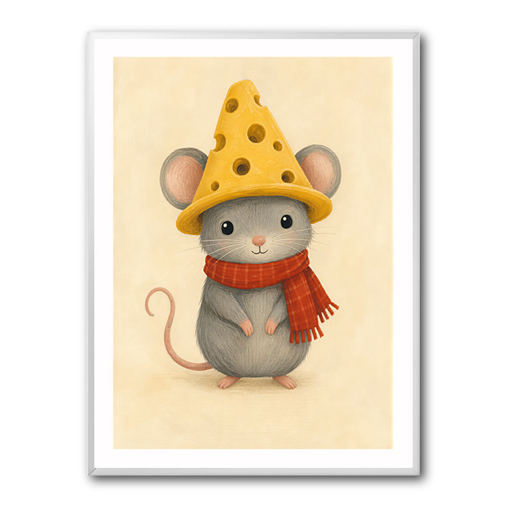 Mouse With Cheese Hat