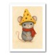 Mouse With Cheese Hat