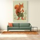 Squirrel With Acorn Bag