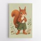 Squirrel With Acorn Bag