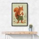Squirrel With Acorn Bag