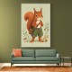 Squirrel With Acorn Bag