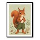 Squirrel With Acorn Bag