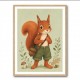 Squirrel With Acorn Bag
