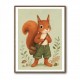Squirrel With Acorn Bag