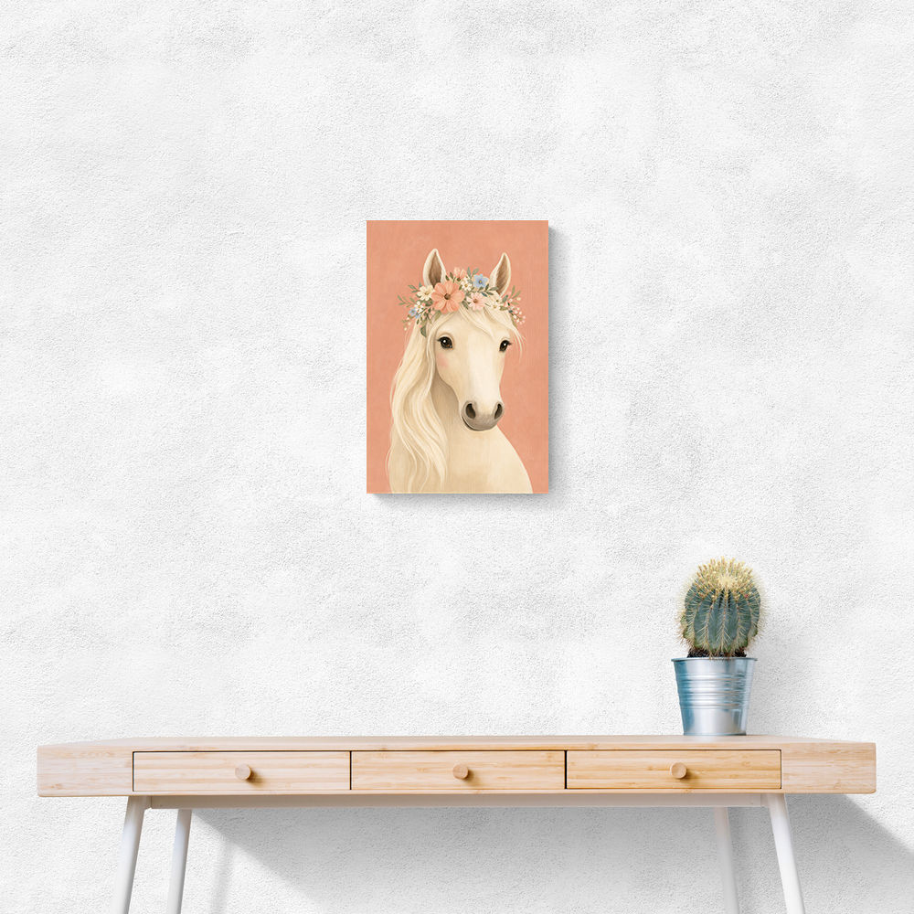 Horse With Flower Crown