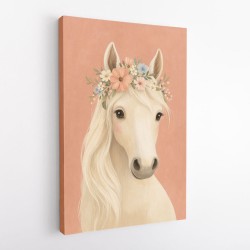 Horse With Flower Crown